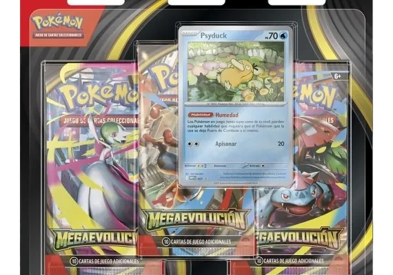 3 PACK BLISTER MEGA EVOLUTION ESPAÑOL